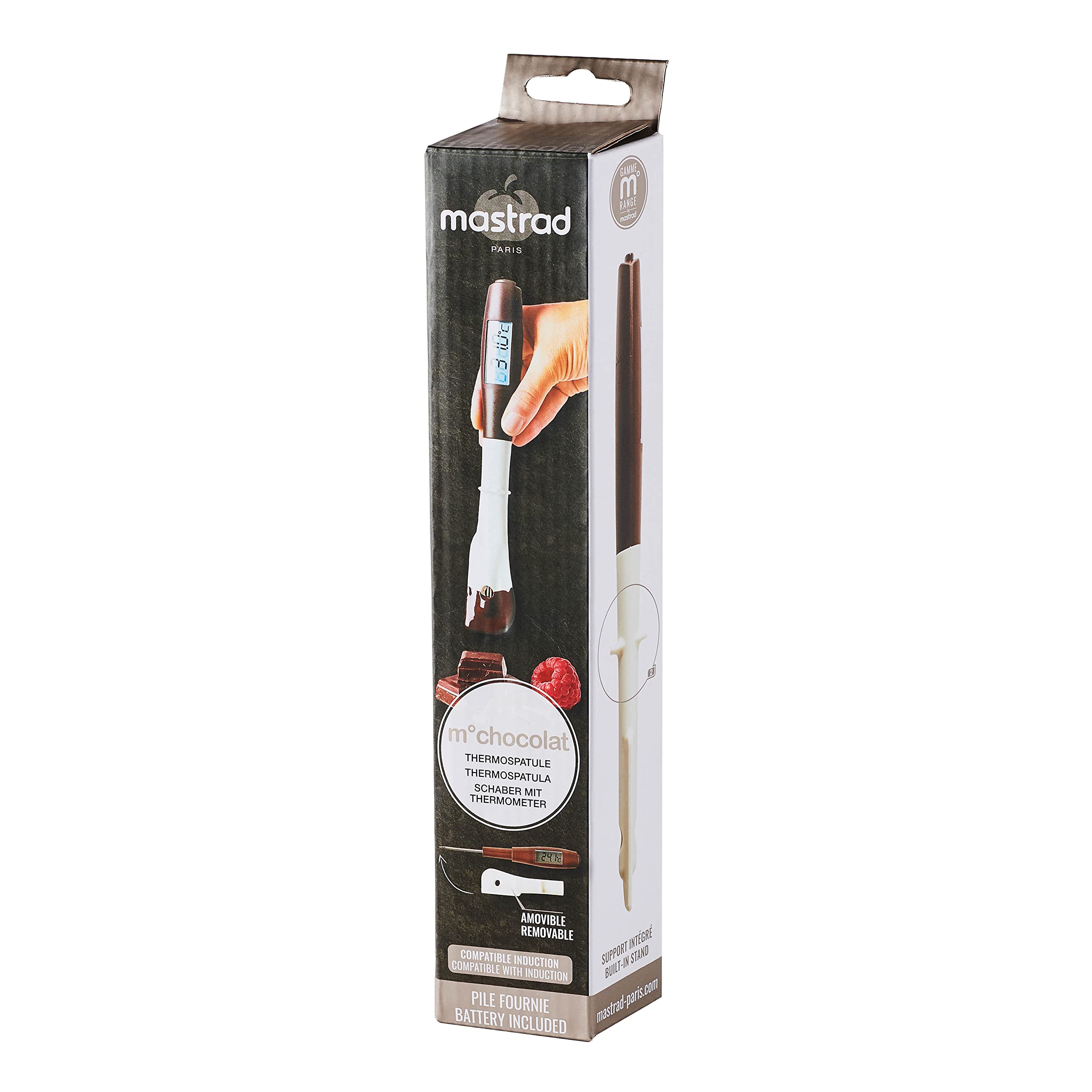 mastrad-thermospatule-2-en-1-spatule-thermom-tre-pour-temp-rage-du-chocolat-pile image 7