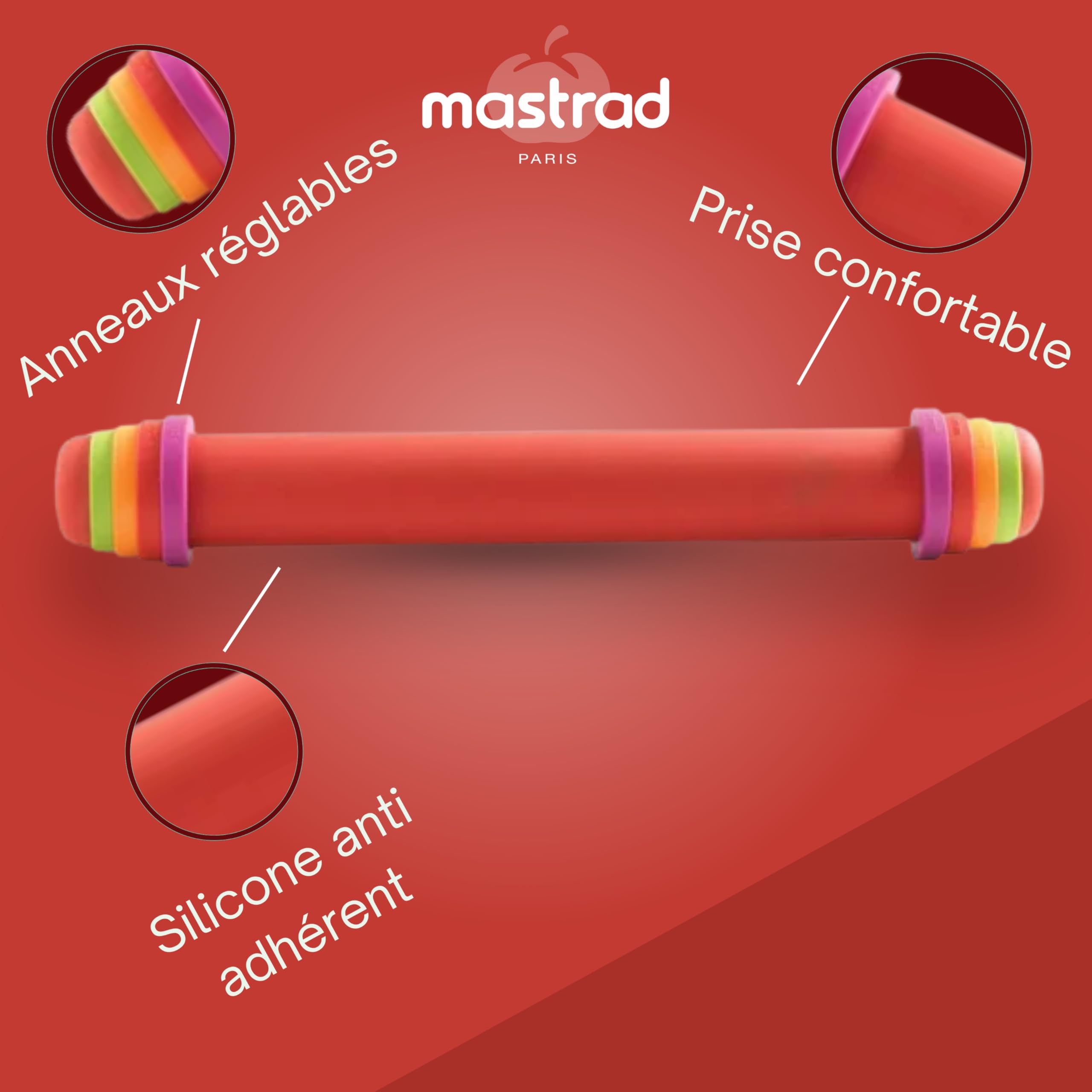 mastrad-f11870-rouleau-p-tisserie-ajustable-silicone-avec-4-anneaux-r-glables-2- image 4