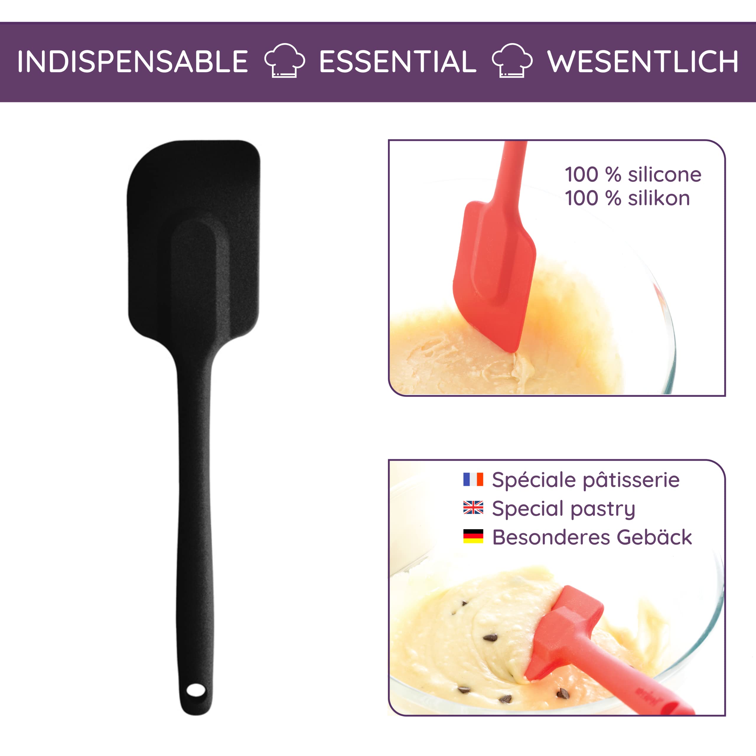 mastrad-spatule-maryse-unibloc-en-silicone-noir-t-te-flexible-r-siste-300-c-p-ti image 3