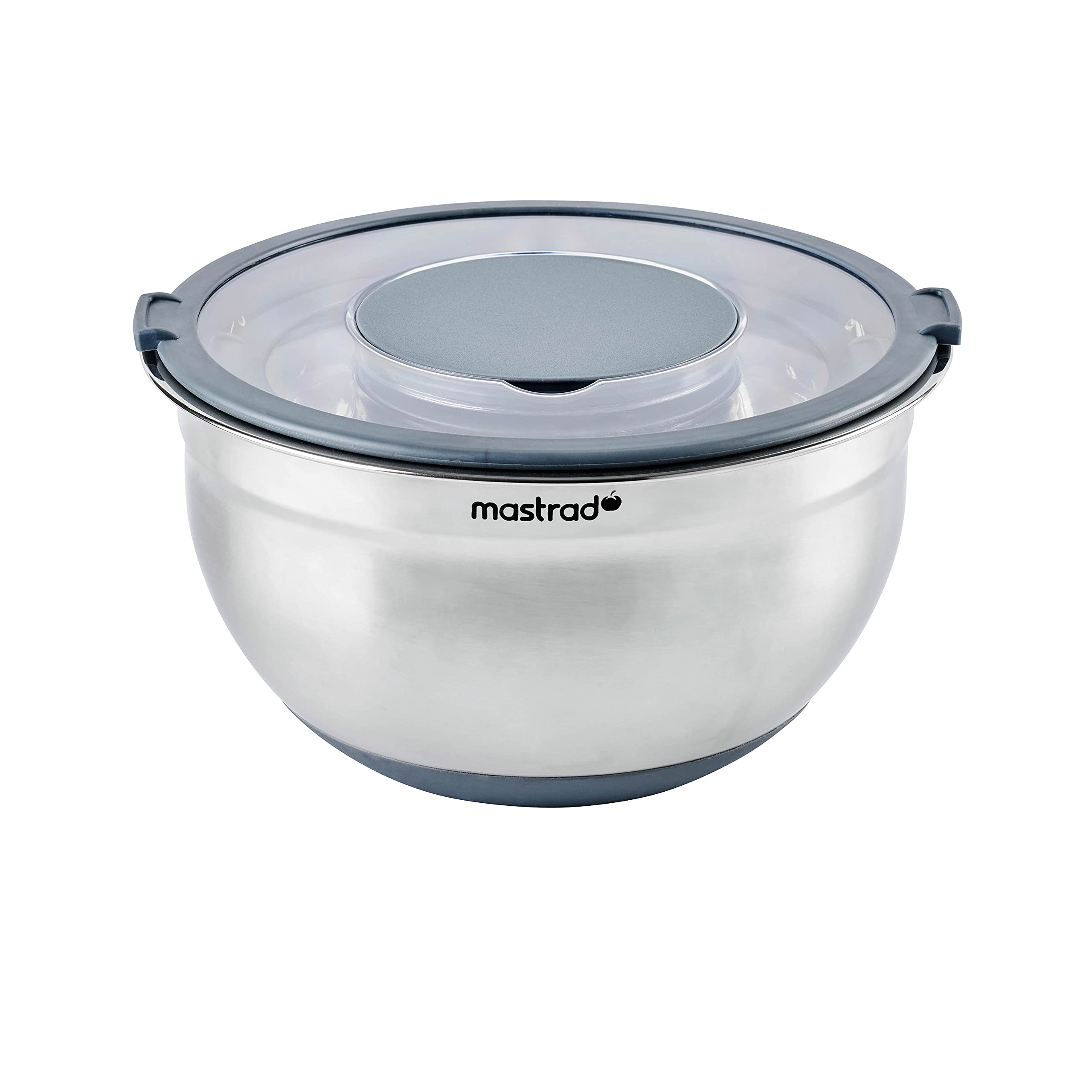 mastrad-bols-inox-lot-de-3-16-20-et-24-cm-avec-couvercle-transparent-bols-de-pr- image 2
