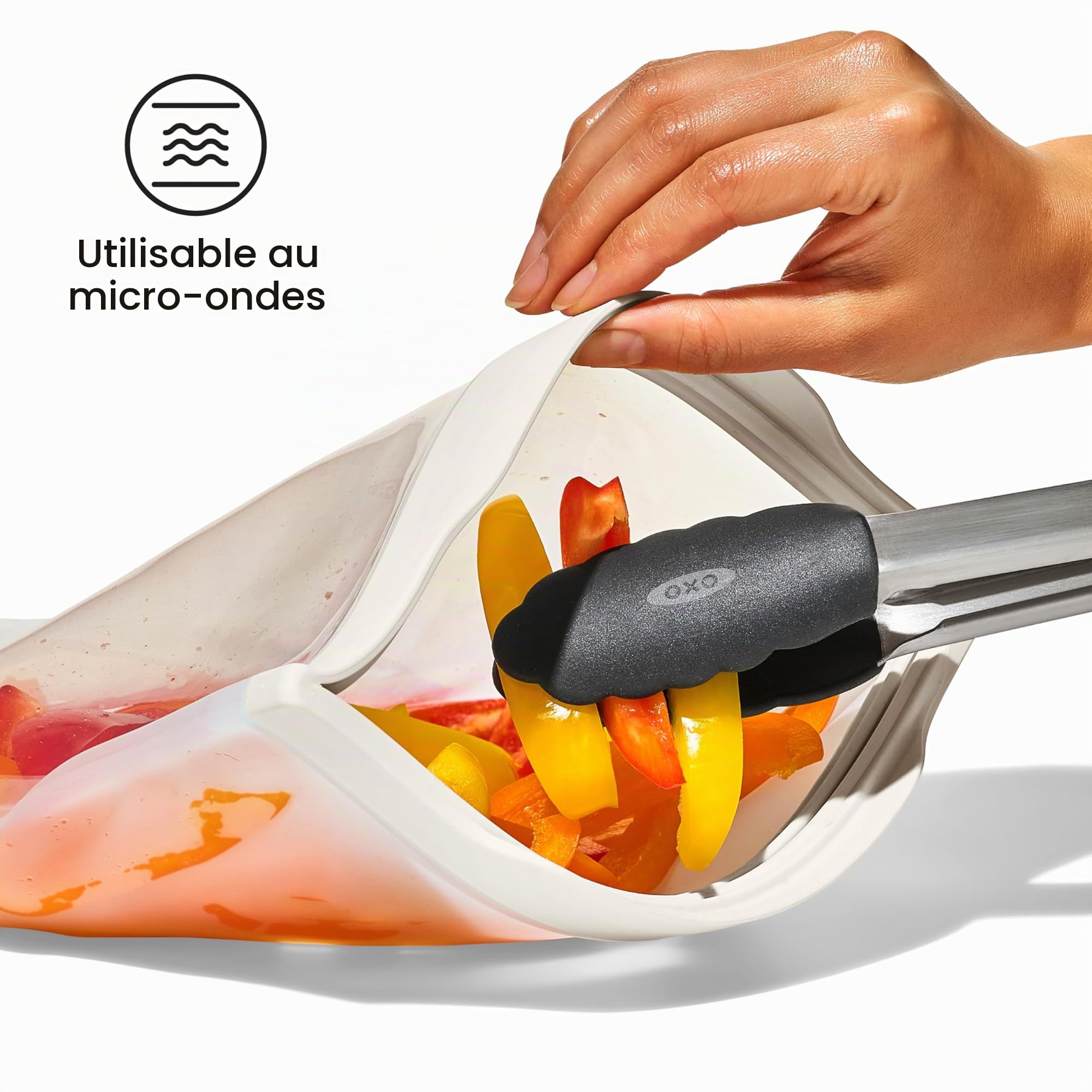 oxo-good-grips-sac-r-utilisable-en-silicone-alimentaire-fond-plat-946-ml-beige-a image 4