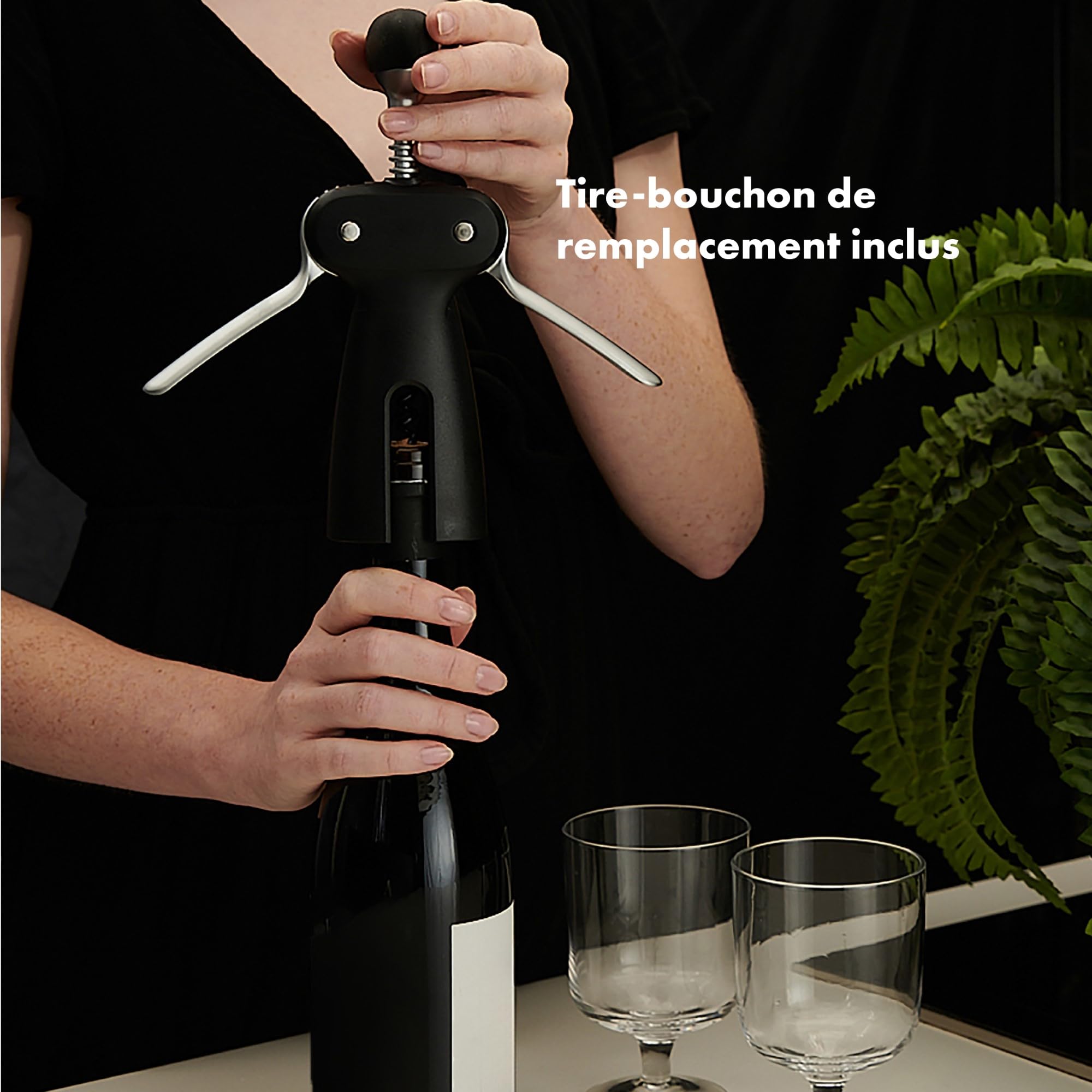 oxo-steel-tire-bouchon-vis-avec-coupe-capsule-amovible-inox image 4