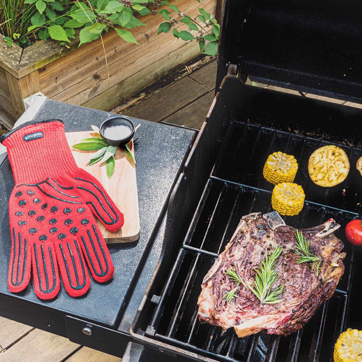mastrad-gant-de-barbecue-anti-chaleur-jusqu-500-c-aramide-et-silicone-antid-rapa image 5