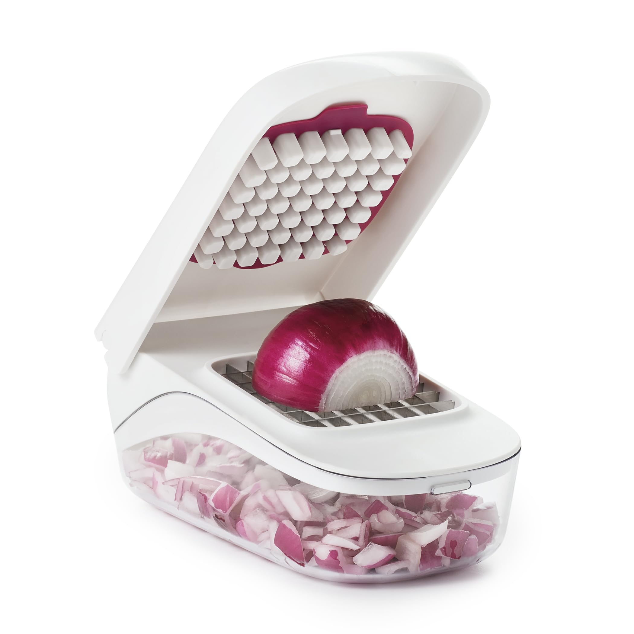 oxo-good-grips-hachoir-manuel-lame-inox-tranchante-bouton-pompe-rotatif-r-cipien image 8