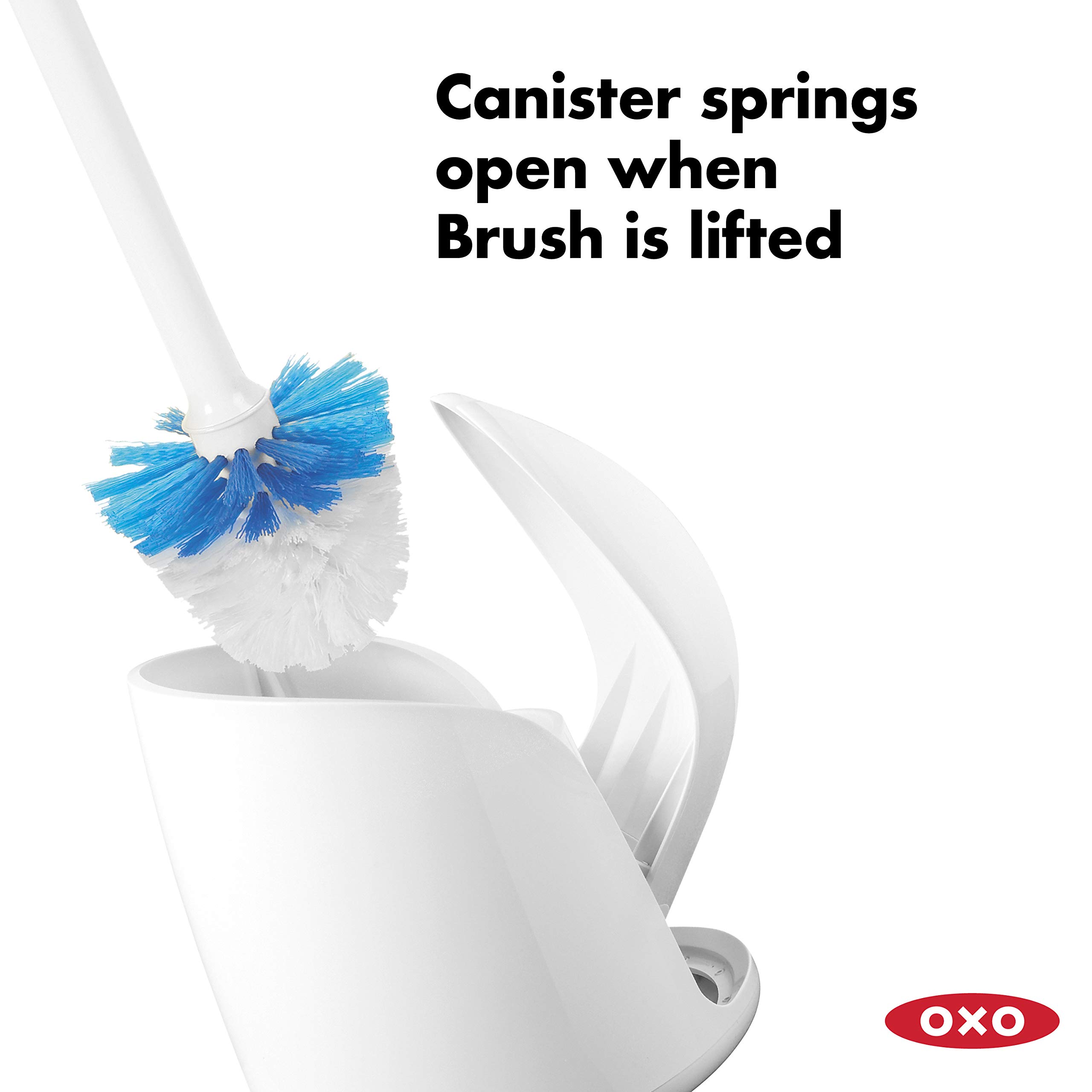 oxo-good-grips-brosse-wc-compacte-blanche-avec-support-ouverture-automatique image 4