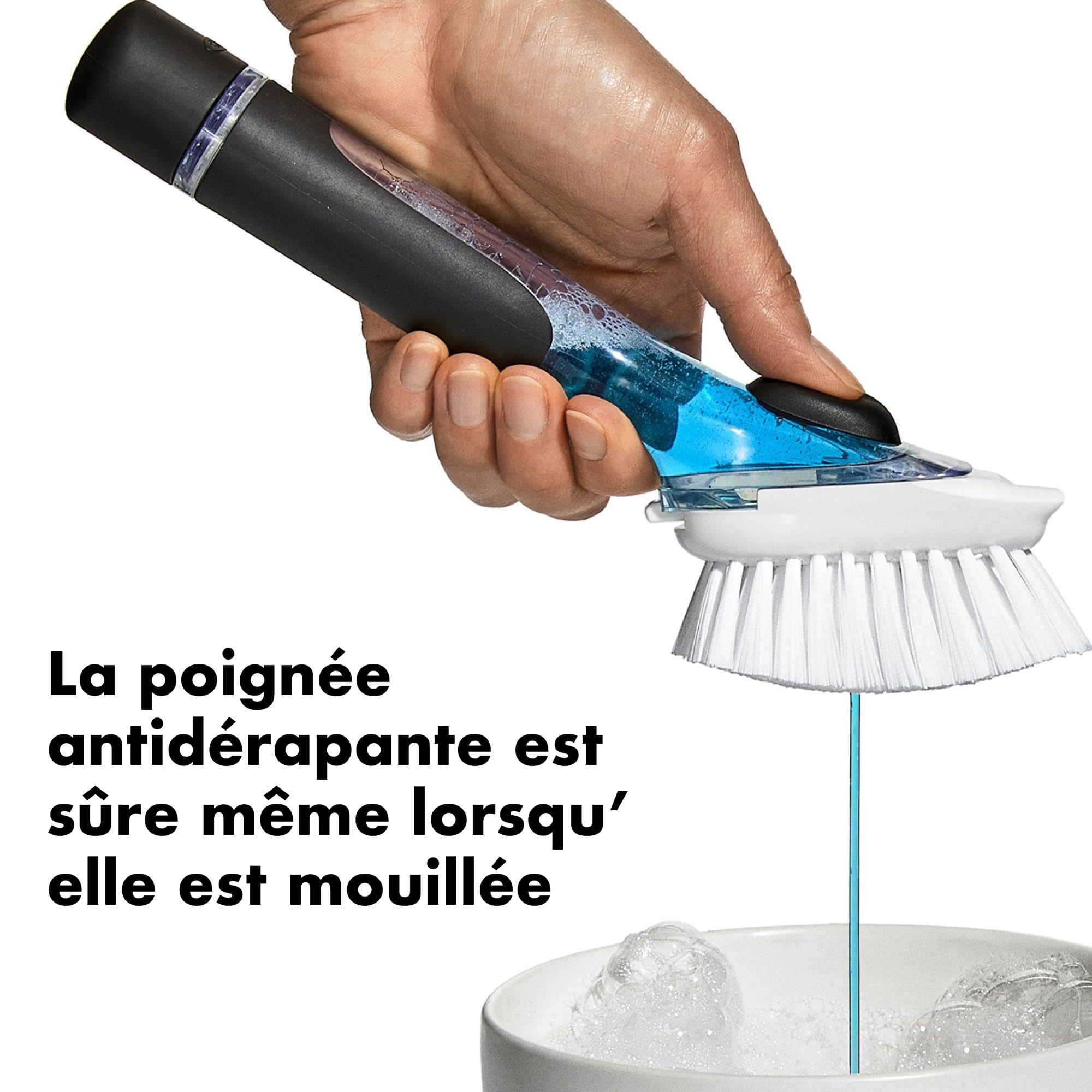 oxo-good-grips-brosse-vaisselle-avec-r-servoir-distributeur-de-liquide-vaisselle image 6