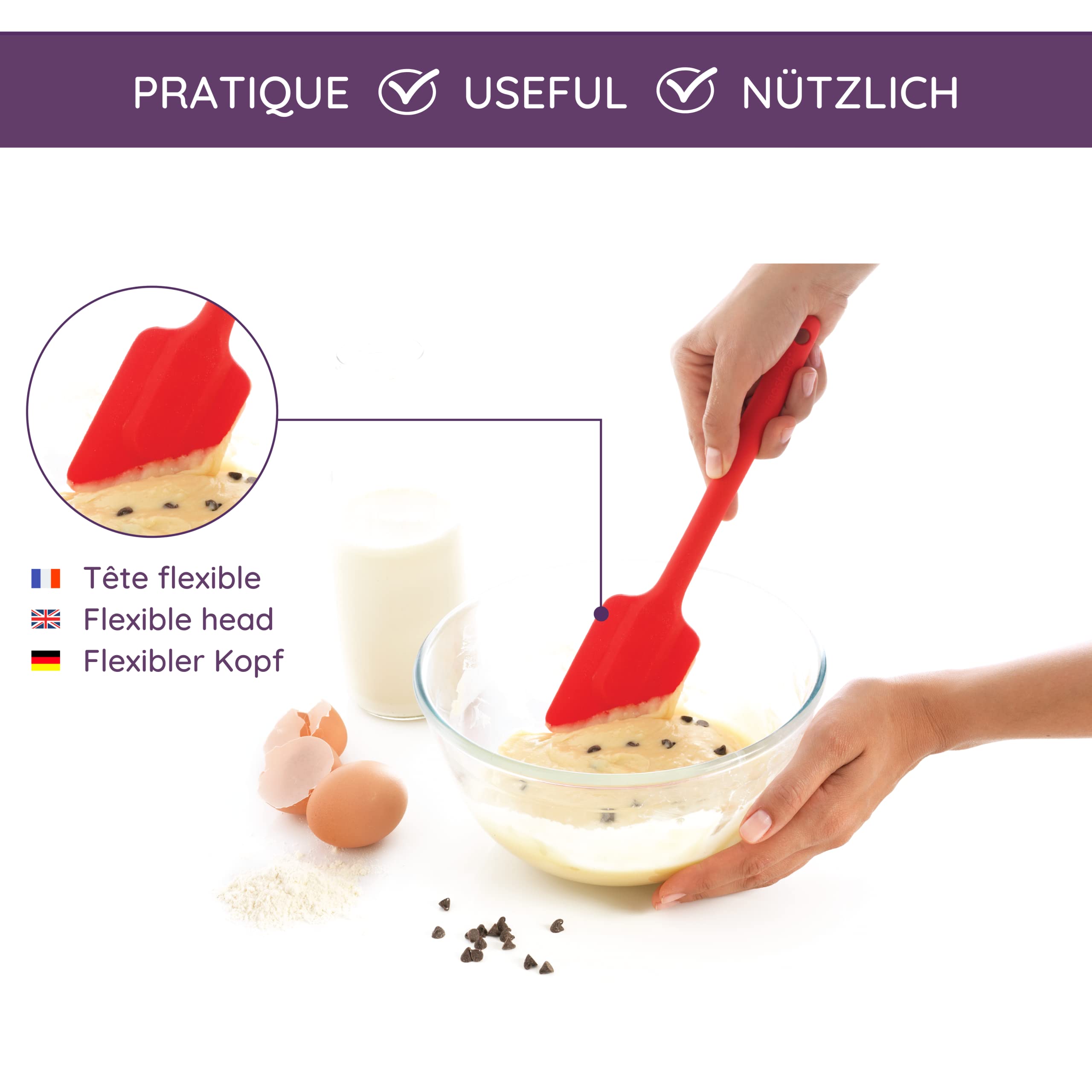 mastrad-spatule-maryse-unibloc-en-silicone-noir-t-te-flexible-r-siste-300-c-p-ti image 4