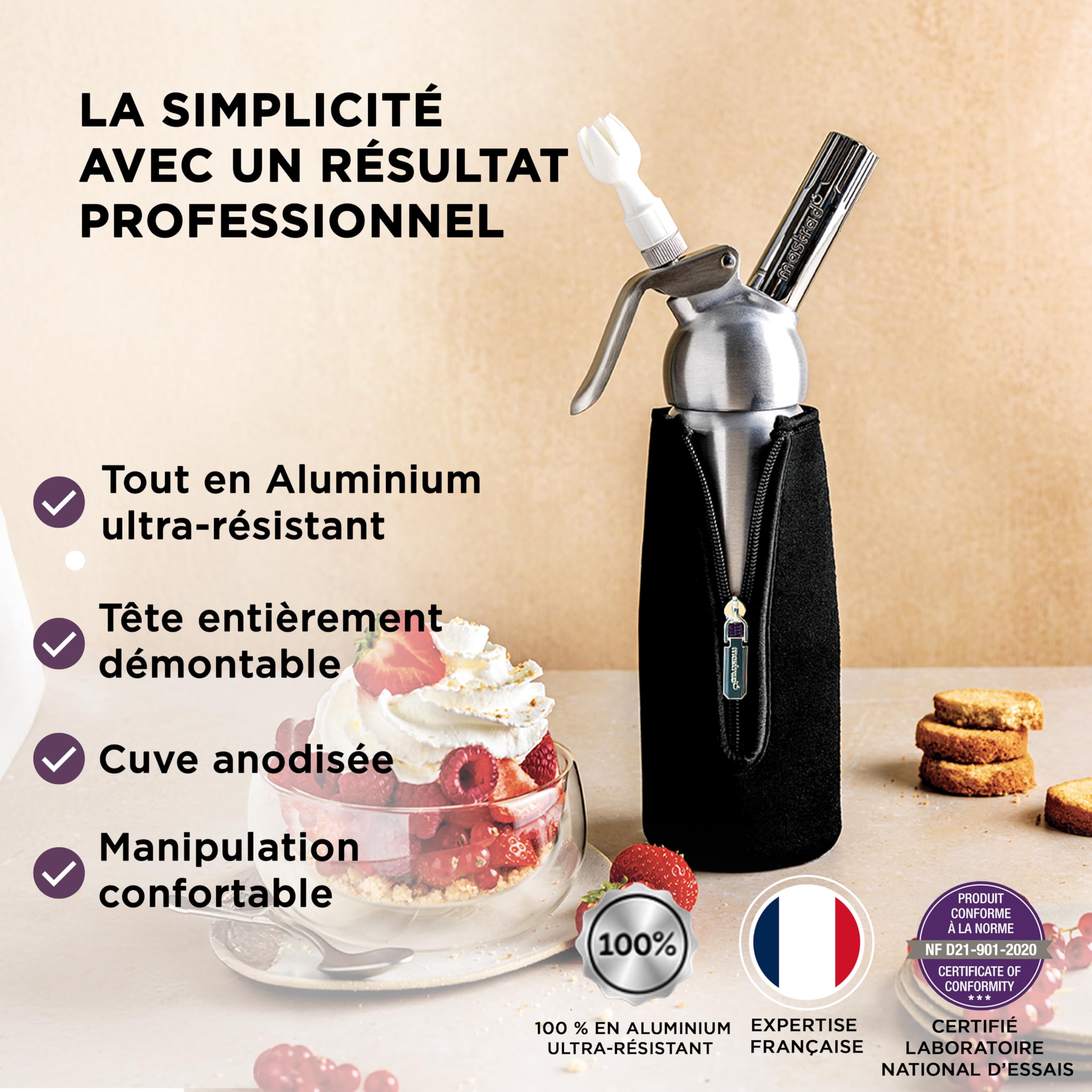 mastrad-siphon-chantilly-0-5-l-aluminium-chaud-froid-fourreau-isolant-n-opr-ne-3 image 2