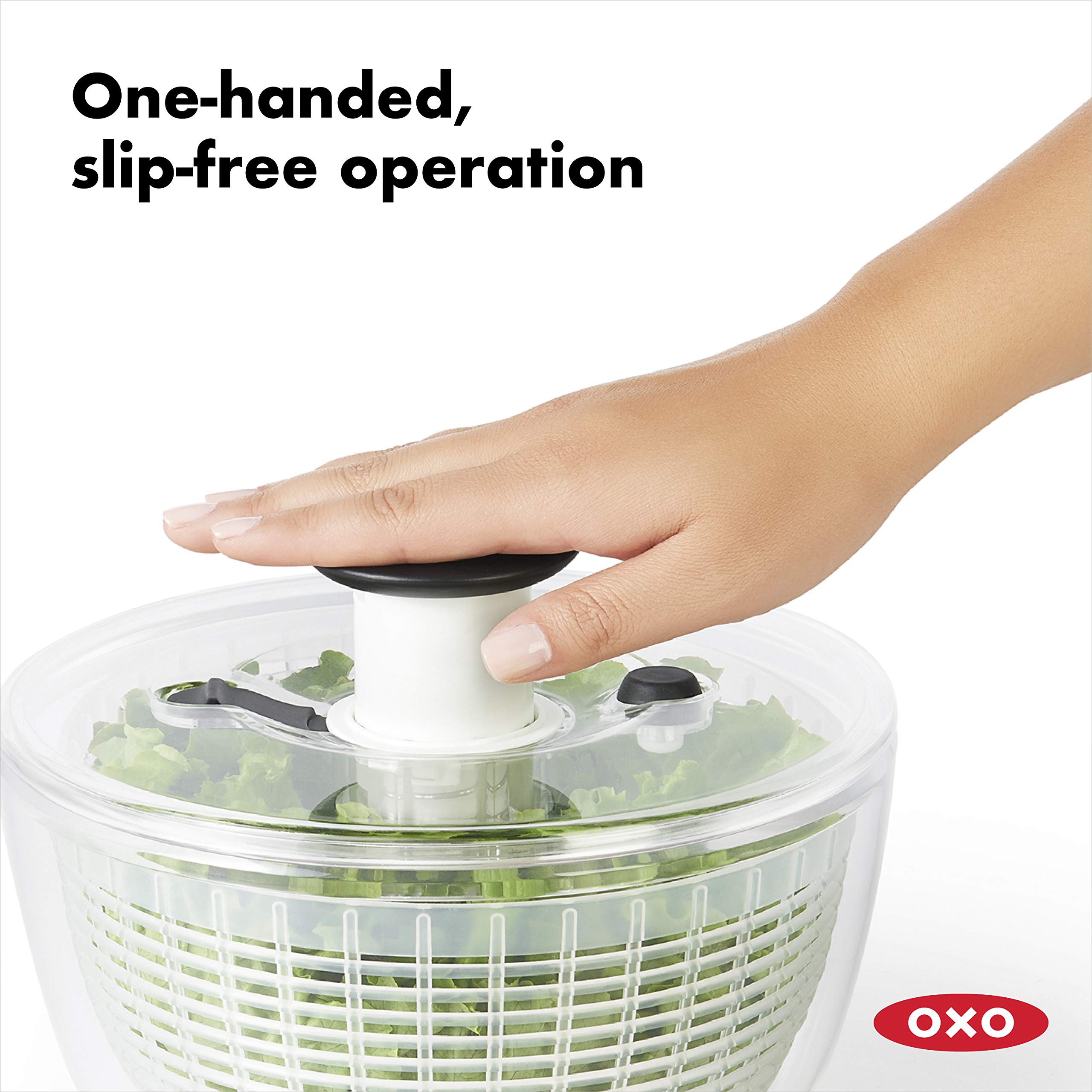 oxo-good-grips-essoreuse-salade-nouveau-mod-le-4-0-pompe-d-une-main-frein-int-gr image 3
