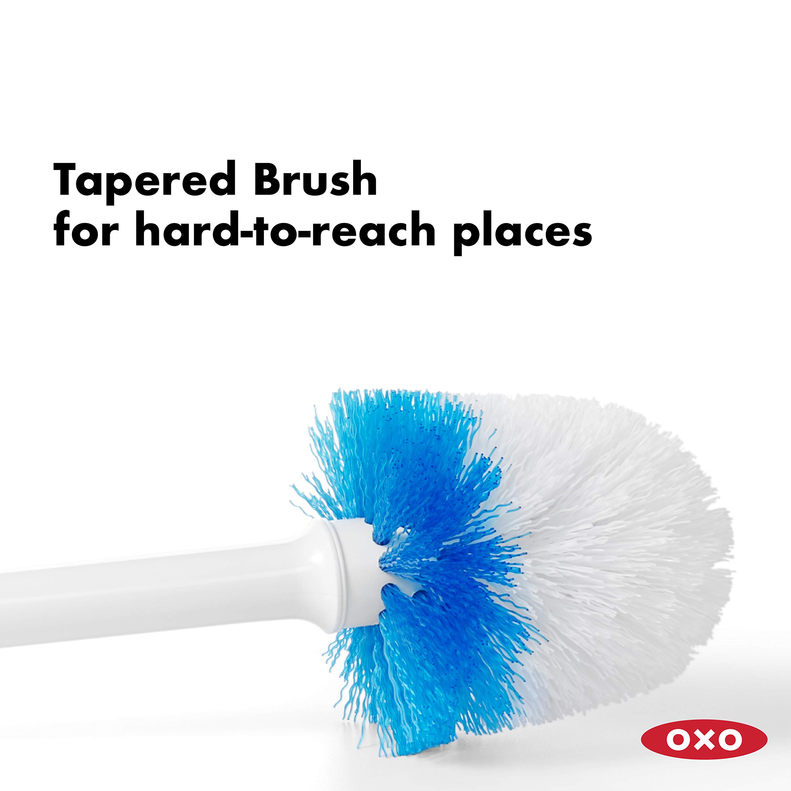 oxo-good-grips-brosse-wc-compacte-blanche-avec-support-ouverture-automatique image 3