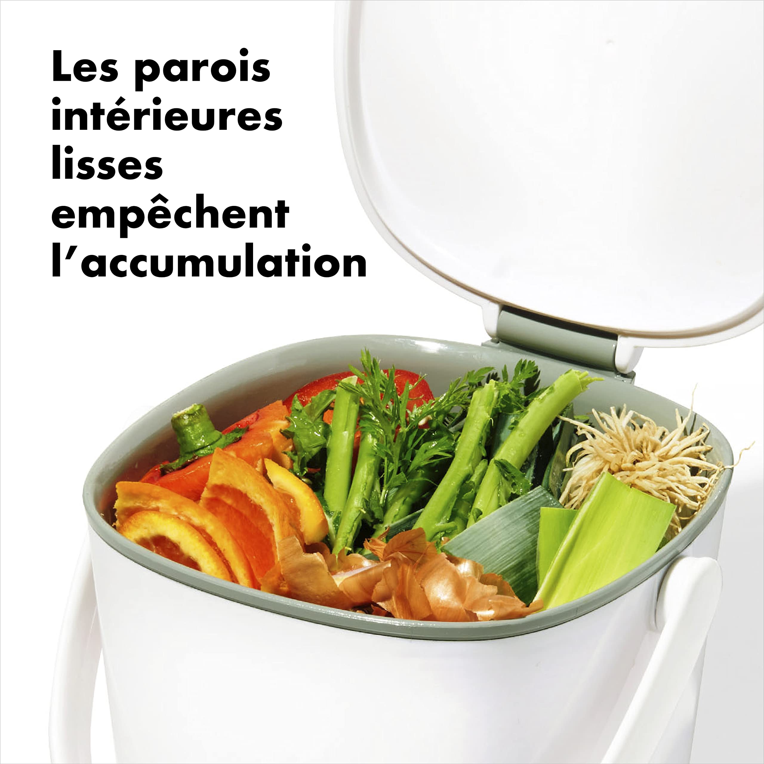 oxo-good-grips-bac-compost-2-8-l-couvercle-rabattable-anti-odeurs-poign-e-rotati image 4