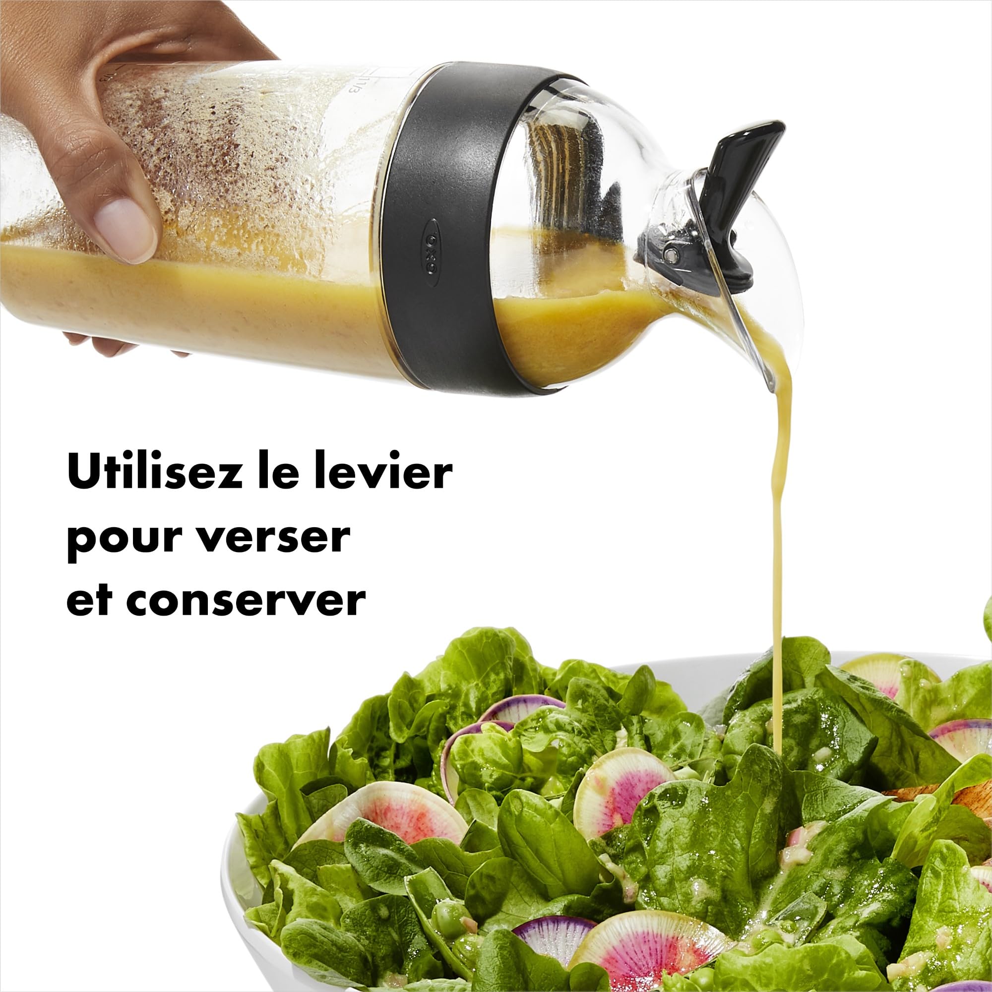 oxo-good-grips-shaker-vinaigrette-350-ml-transparent-noir-bec-verseur-anti-fuite image 3