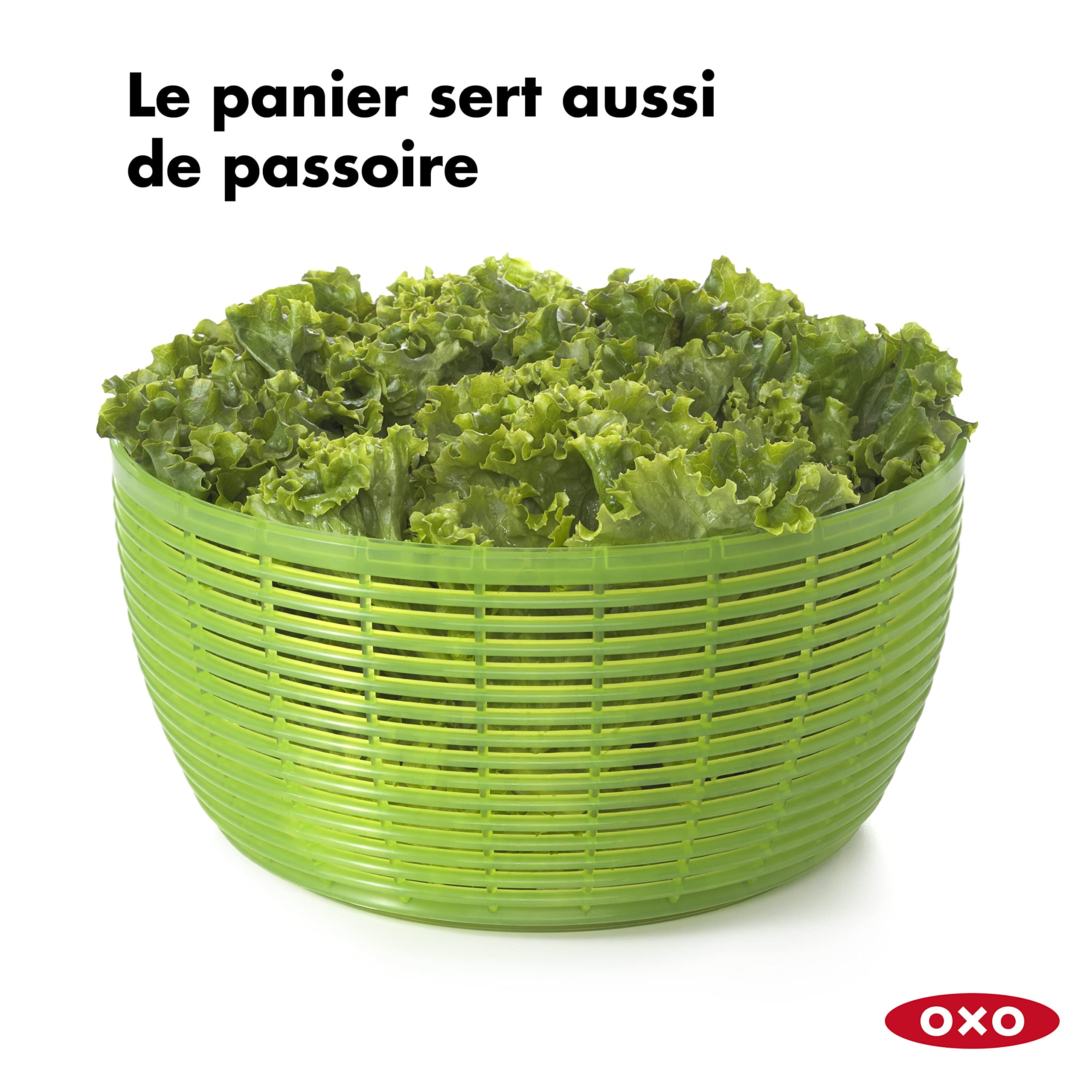 oxo-good-grips-essoreuse-salade-6-l-verte-m-canisme-piston-et-bouton-de-frein image 5