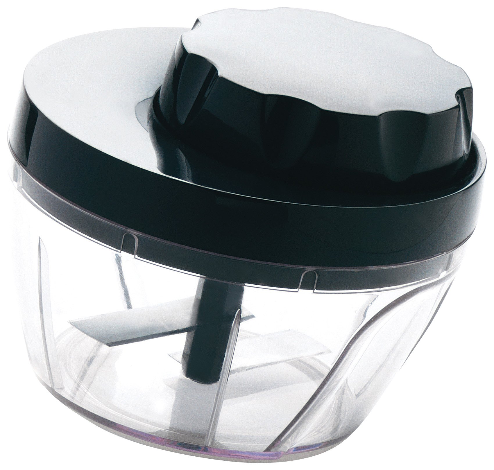 mastrad-mini-hachoir-manuel-100-g-noir-hachoir-cordon-30-secondes-2-lames-double image 4