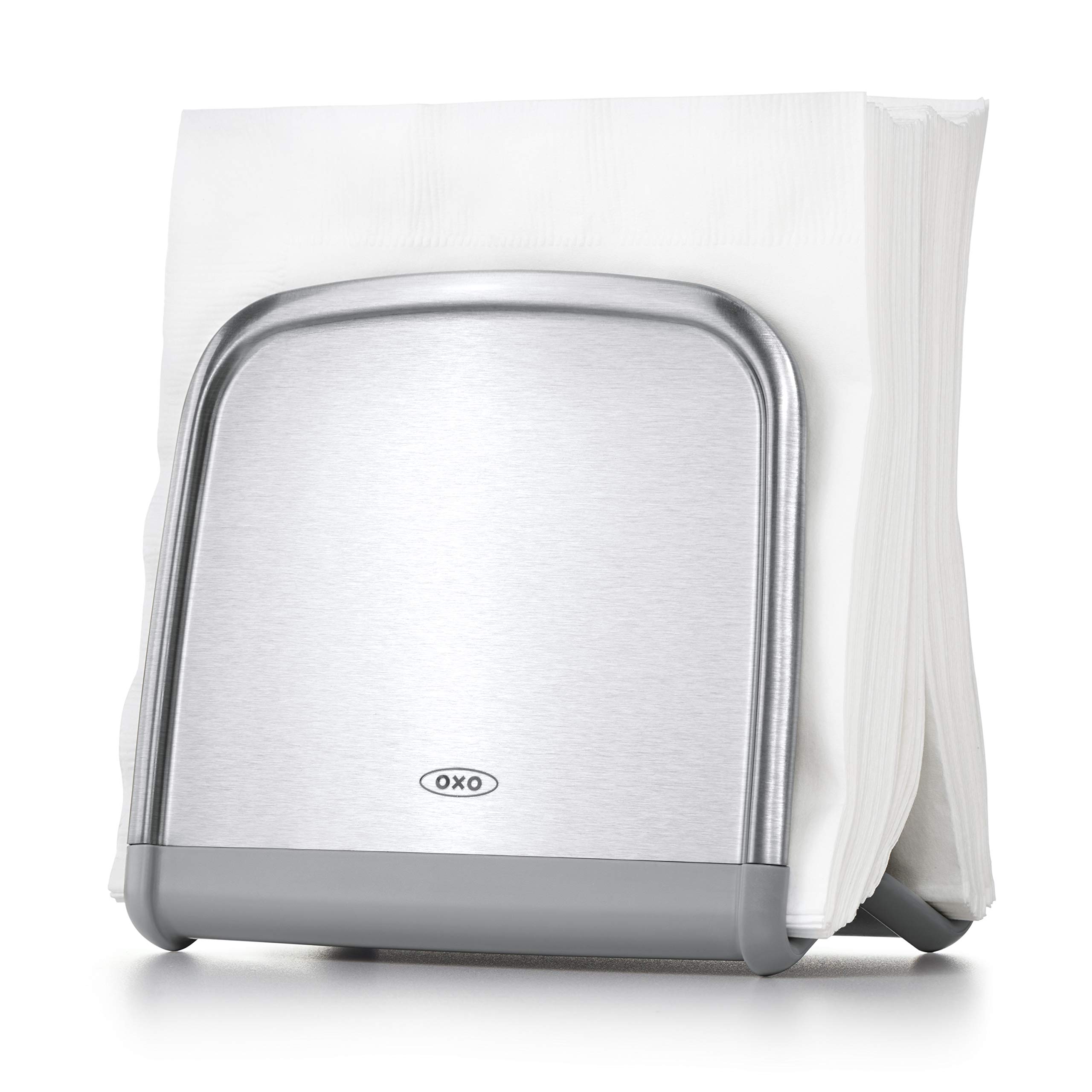 oxo-good-grips-stainless-steel-paper-towel-holder-porte-serviettes-en-papier-ant image 1