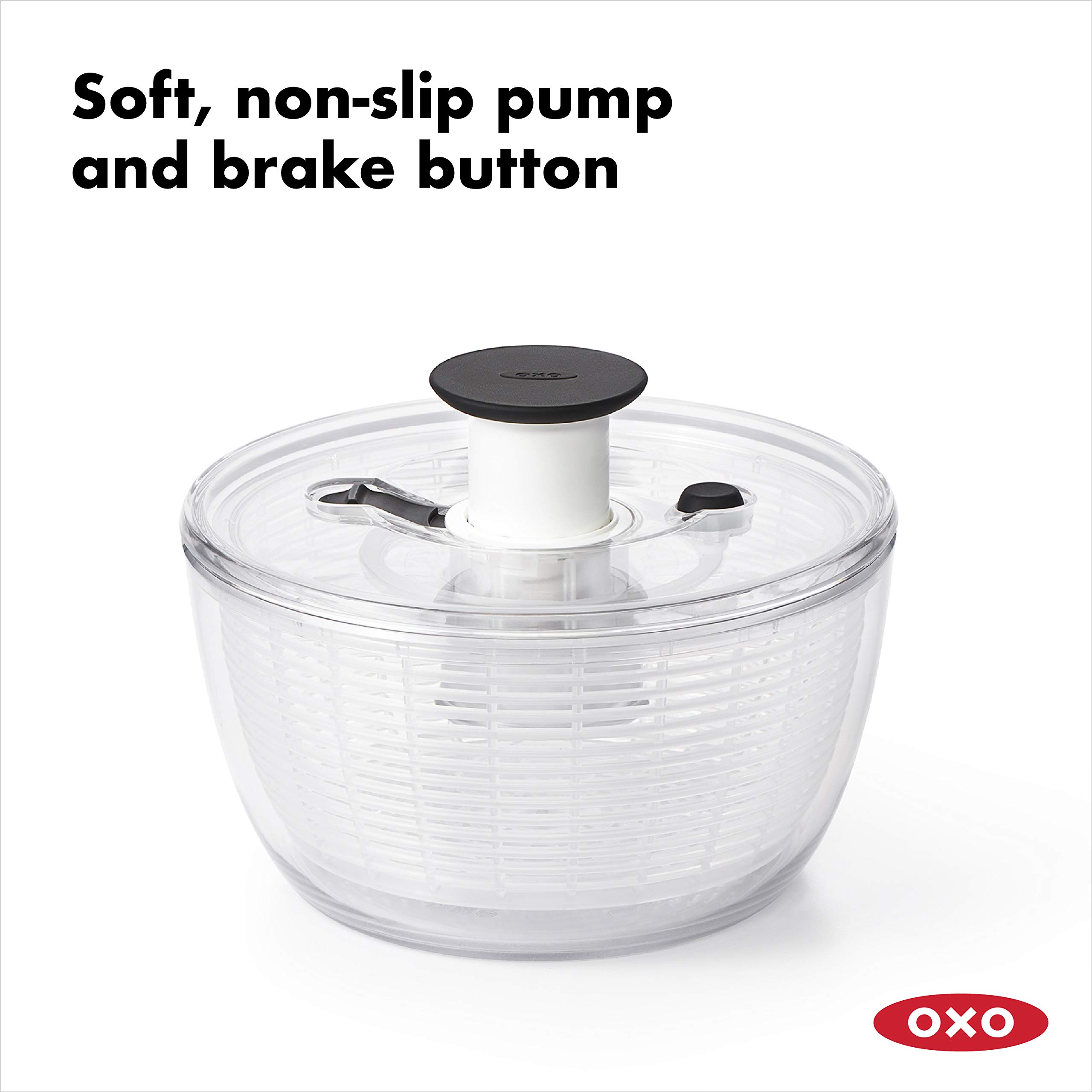 oxo-good-grips-essoreuse-salade-nouveau-mod-le-4-0-pompe-d-une-main-frein-int-gr image 2