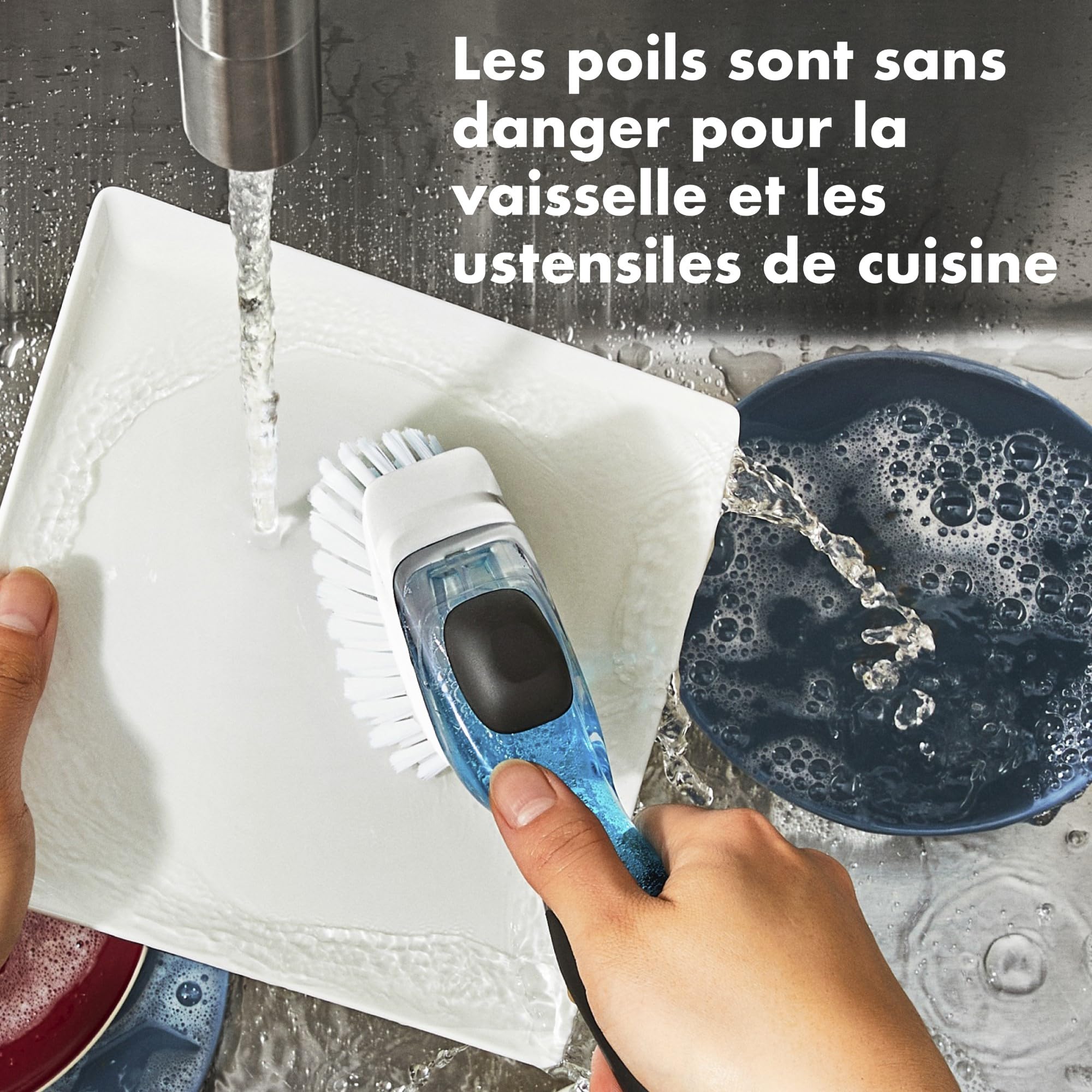 oxo-good-grips-brosse-vaisselle-avec-r-servoir-distributeur-de-liquide-vaisselle image 3