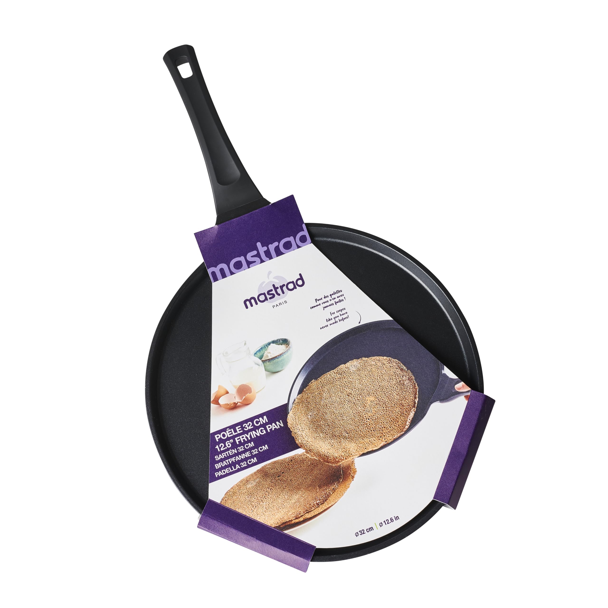mastrad-po-le-cr-pes-32-cm-rev-tement-c-ramique-sans-pfas-ptfe-tous-feux-dont-in image 1