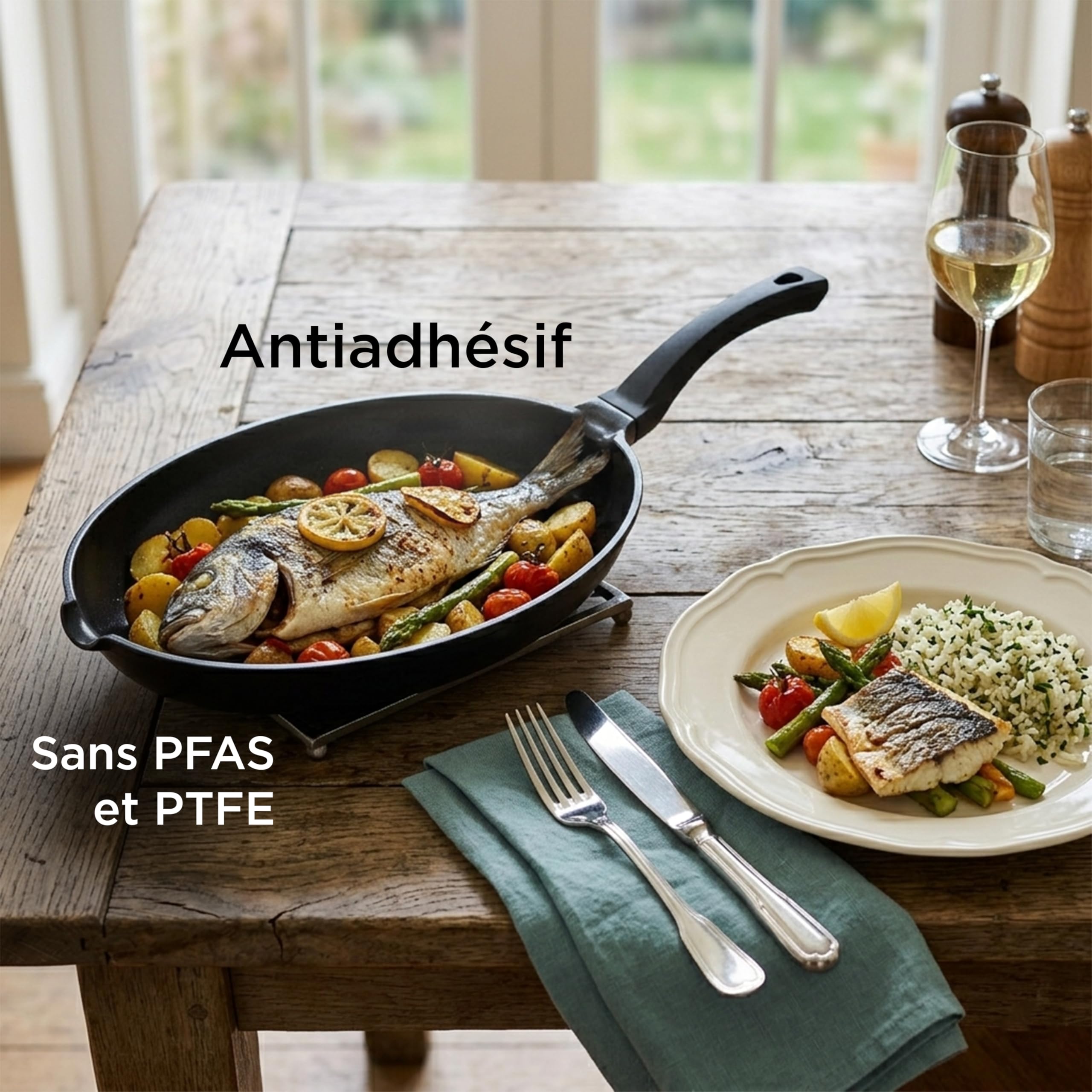 mastrad-po-le-poisson-ovale-35-cm-rev-tement-c-ramique-antiadh-sif-sans-pfas-ptf image 4