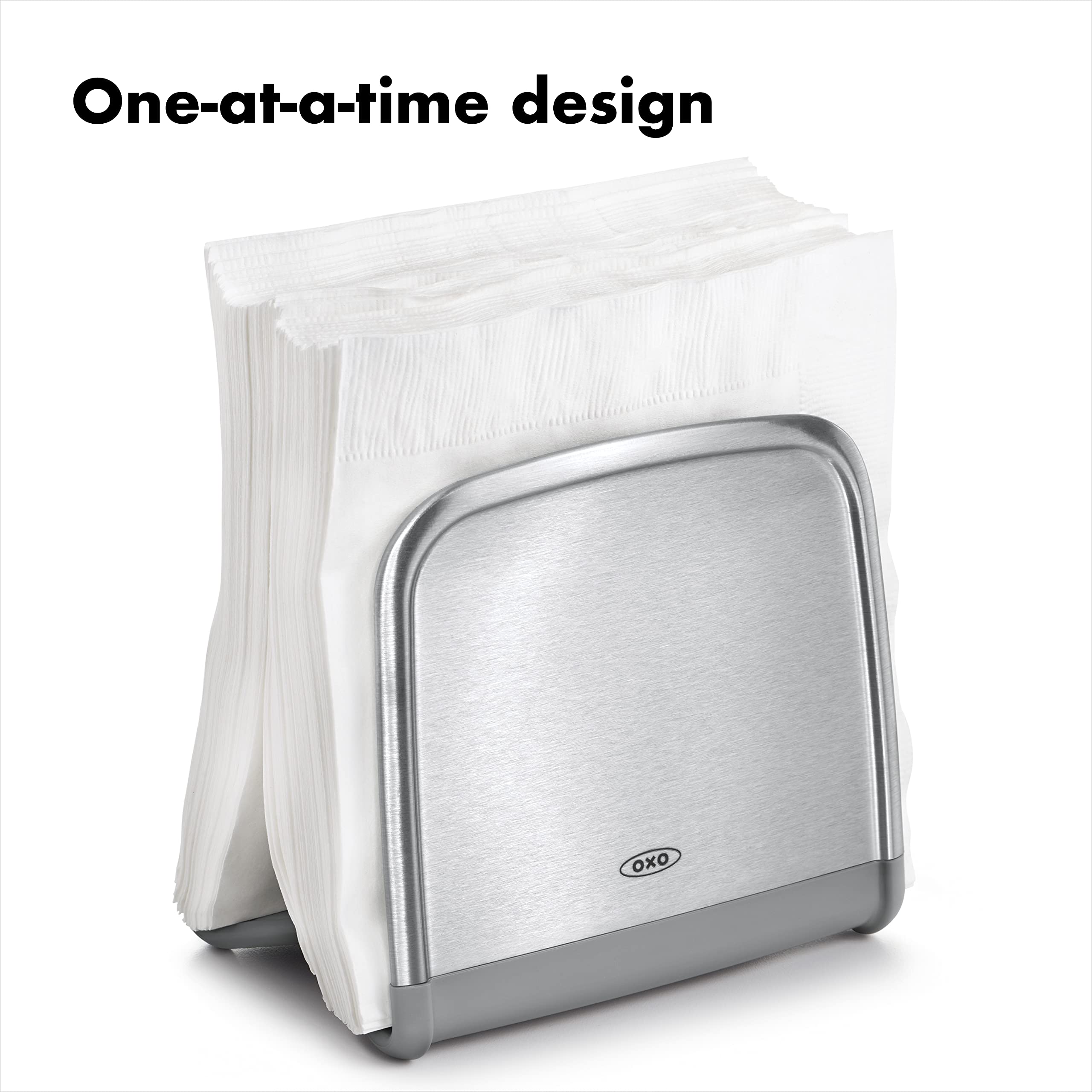 oxo-good-grips-stainless-steel-paper-towel-holder-porte-serviettes-en-papier-ant image 3