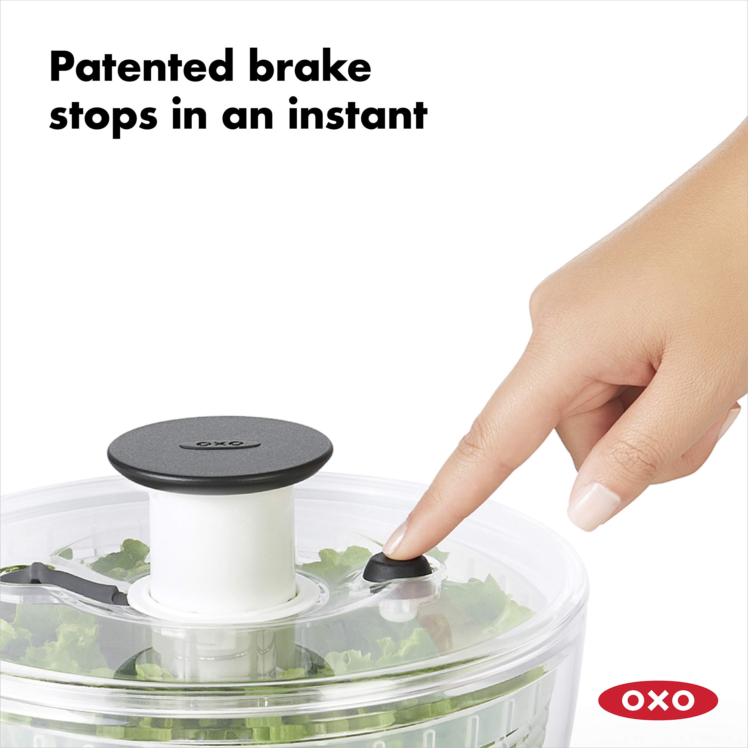 oxo-good-grips-essoreuse-salade-nouveau-mod-le-4-0-pompe-d-une-main-frein-int-gr image 4