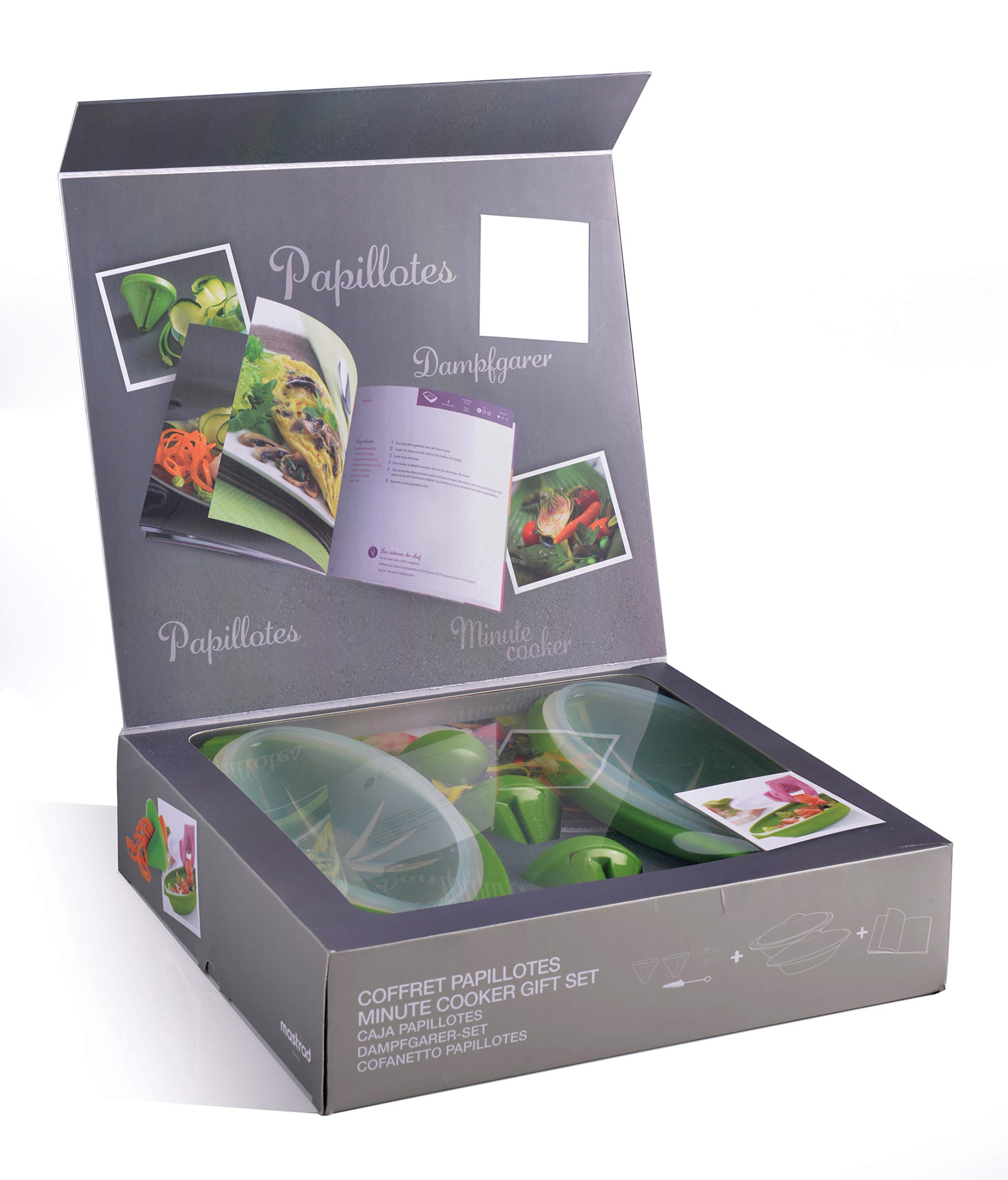 mastrad-coffret-cuisson-papillotes-2-papillotes-minute-silicone-600-ml-taille-l- image 2