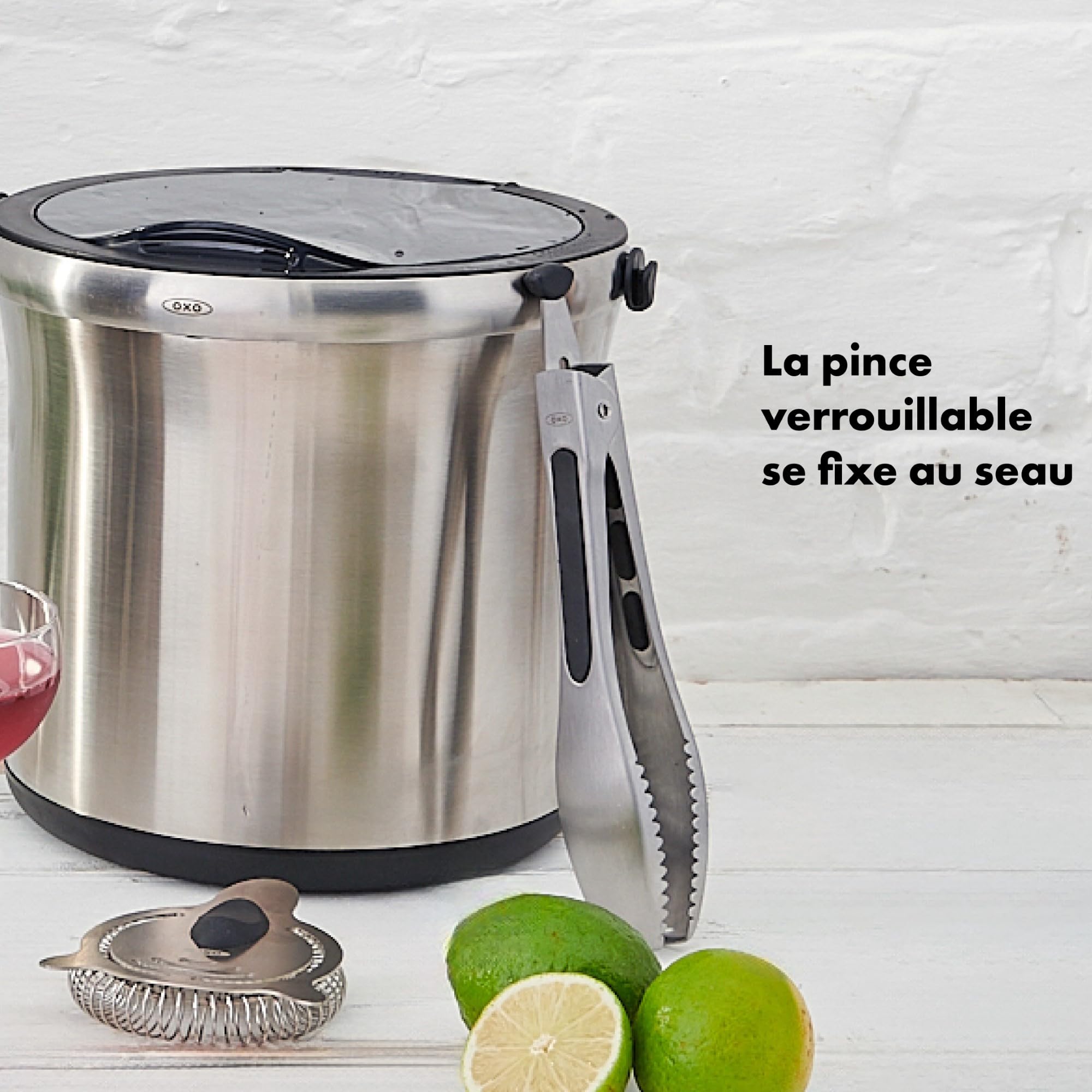 oxo-steel-seau-gla-ons-avec-pince-double-paroi-rigoles-d-gouttage-3-8-l image 4