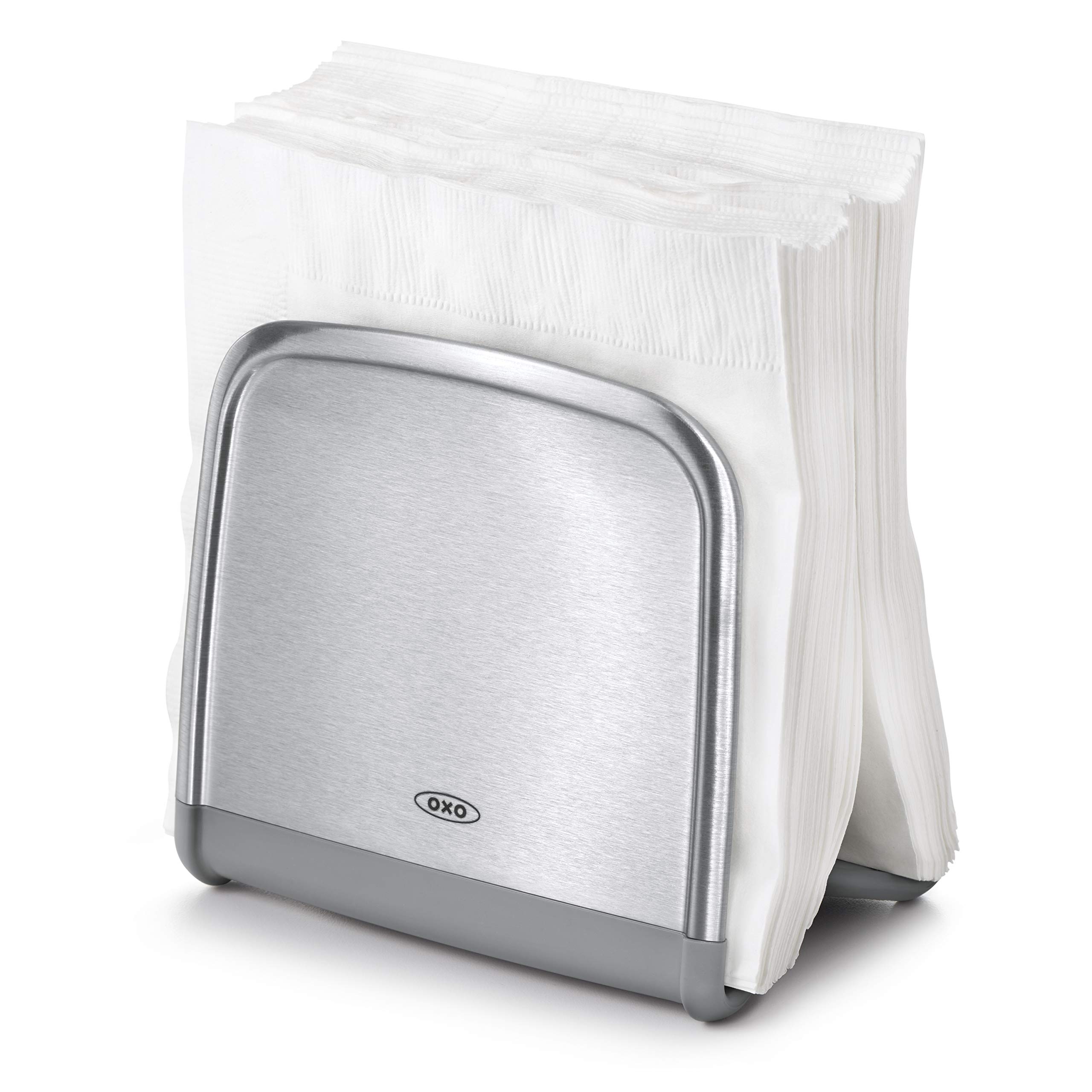 oxo-good-grips-stainless-steel-paper-towel-holder-porte-serviettes-en-papier-ant image 5