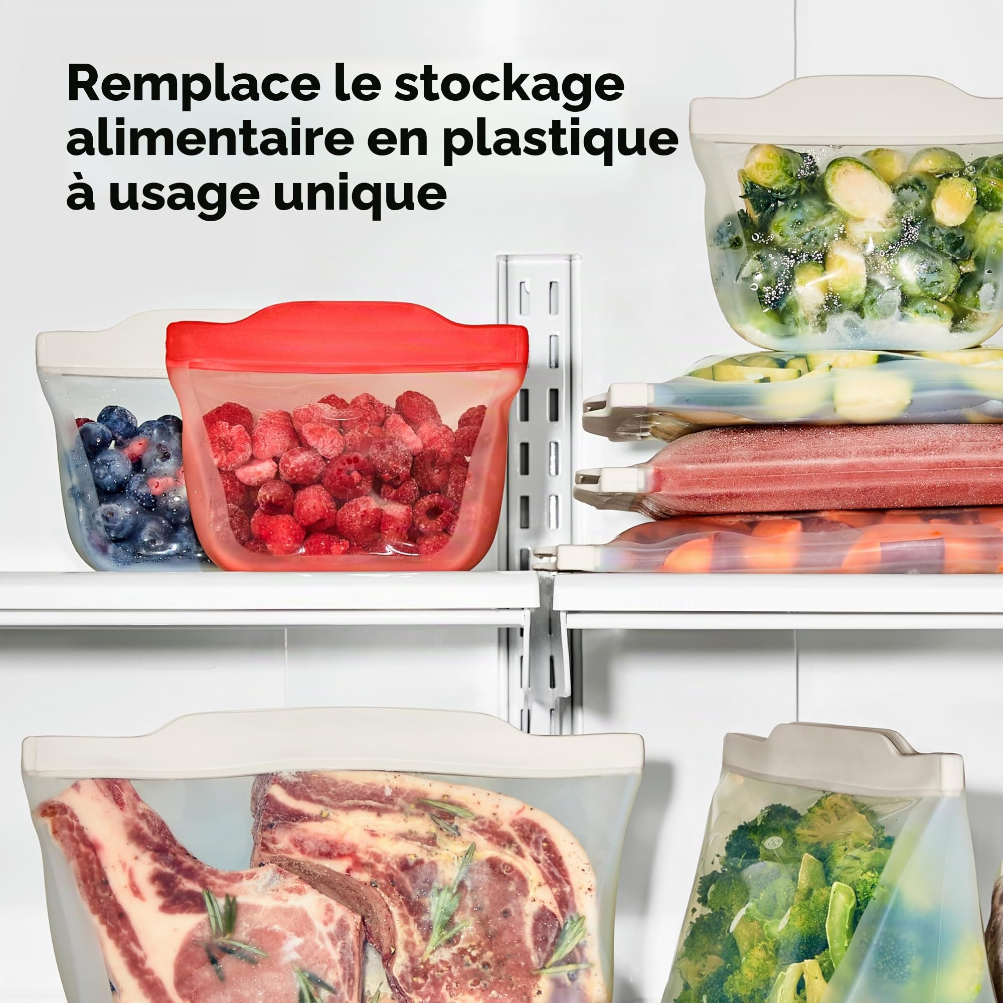 oxo-good-grips-sac-r-utilisable-en-silicone-alimentaire-fond-plat-946-ml-beige-a image 5