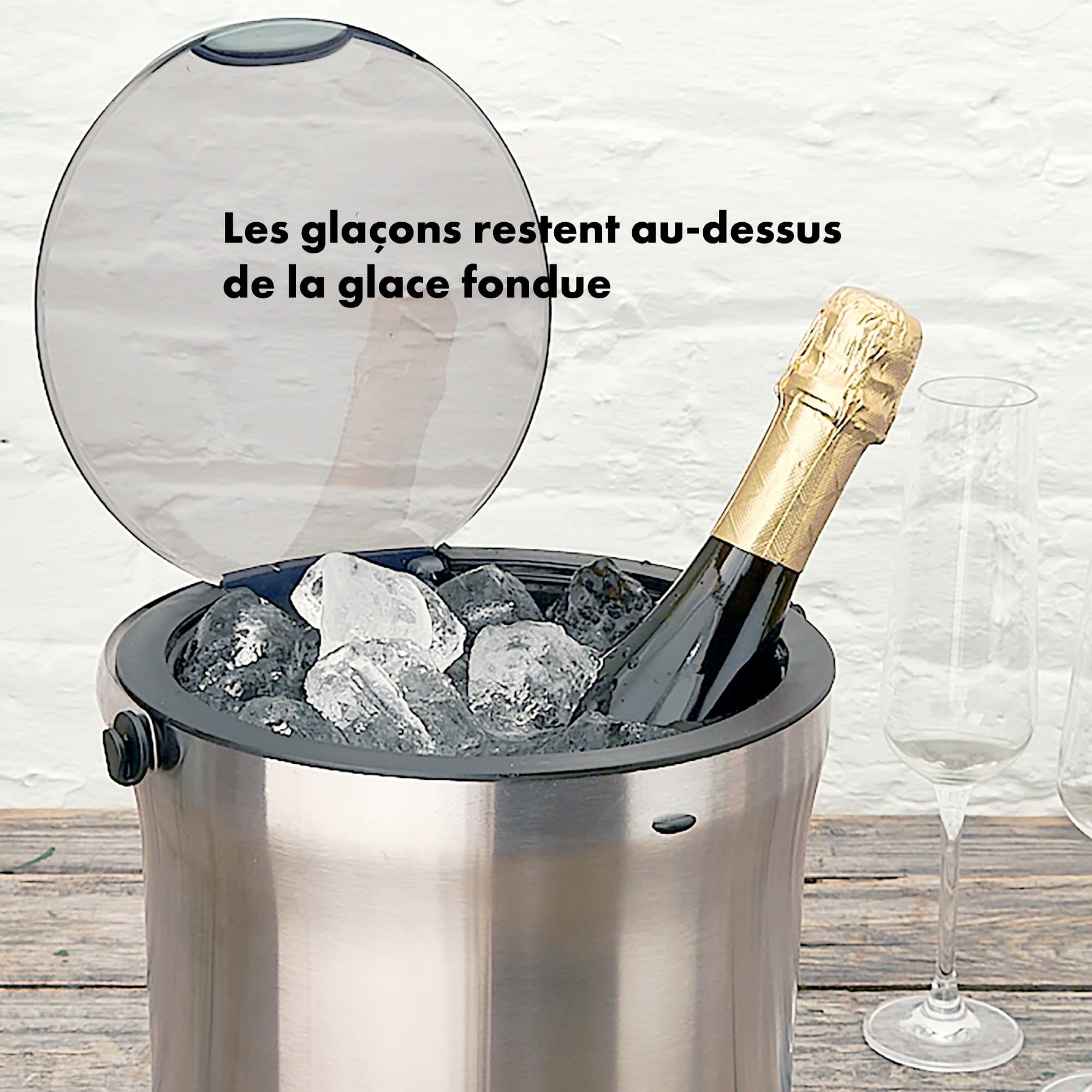 oxo-steel-seau-gla-ons-avec-pince-double-paroi-rigoles-d-gouttage-3-8-l image 3