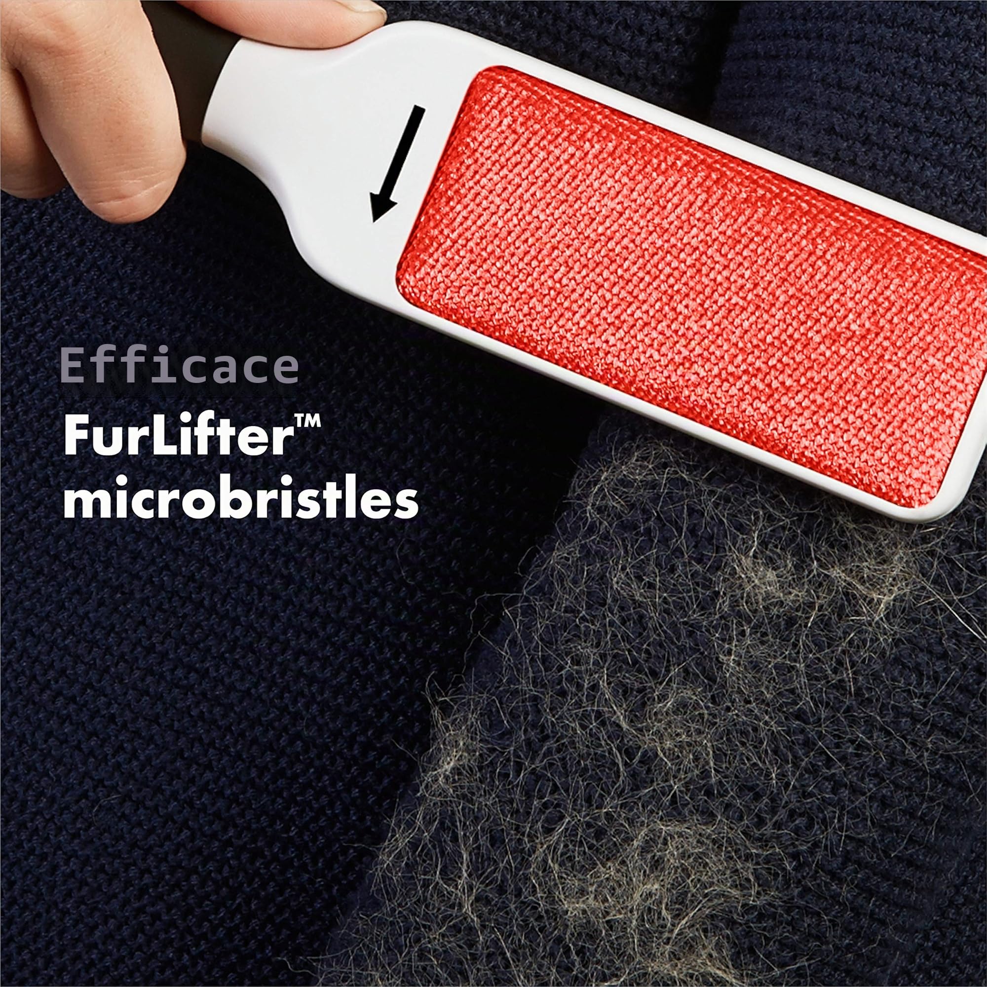 oxo-12168800-furlifter-brosse-anti-peluches-petite-surface-blanc-poils-fermes-bo image 3