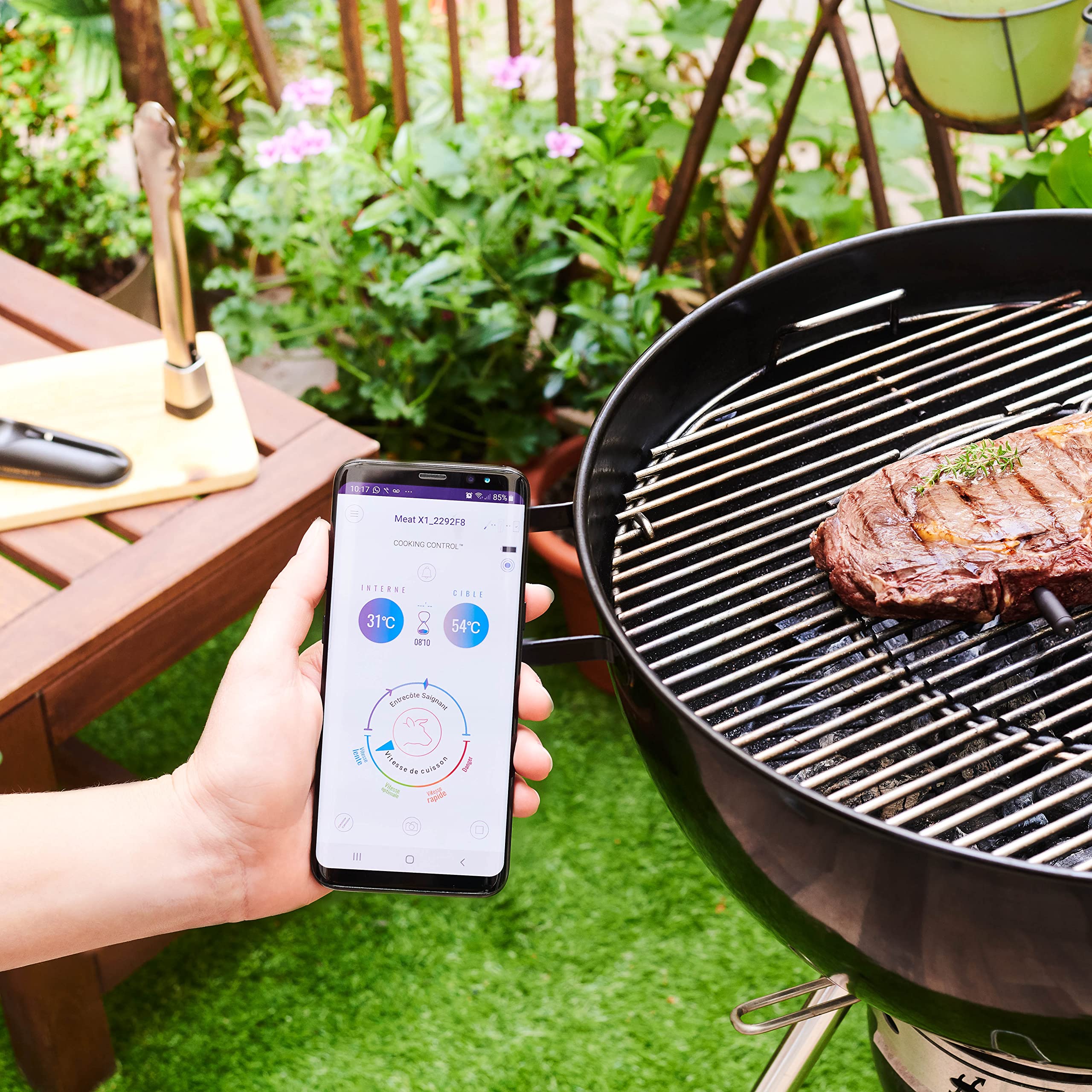 mastrad-meat-it-sonde-de-cuisson-connect-e-100-sans-fil-noir-thermom-tre-viande- image 4
