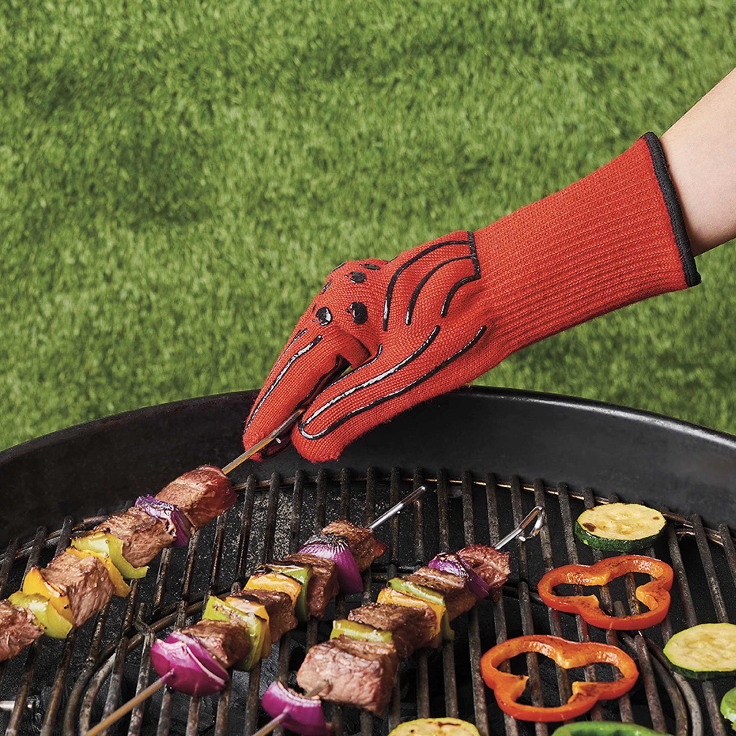 mastrad-gant-de-barbecue-anti-chaleur-jusqu-500-c-aramide-et-silicone-antid-rapa image 2